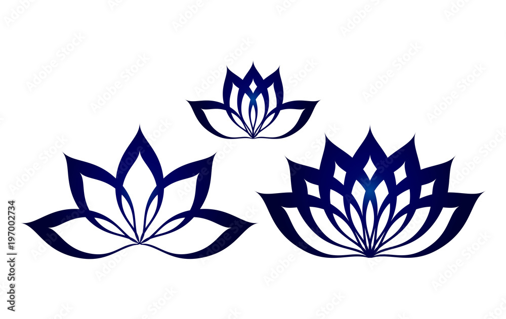 lotus flower icon lotus flower icon