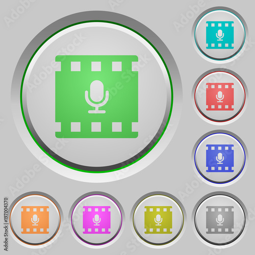 Movie voice push buttons