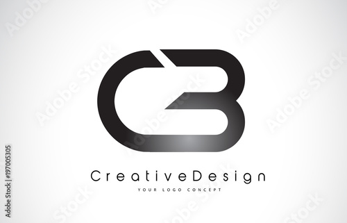 CB C B Letter Logo Design. Creative Icon Modern Letters Vector Logo.