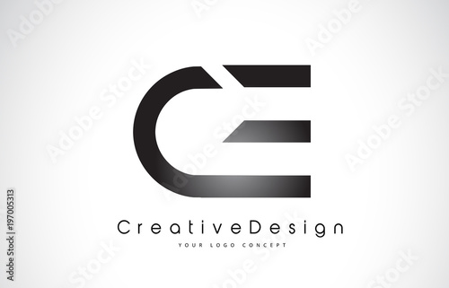 CE C E Letter Logo Design. Creative Icon Modern Letters Vector Logo. photo