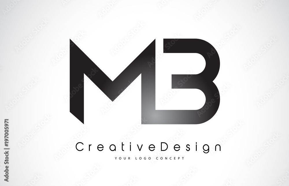 MB M B Letter Logo Design. Creative Icon Modern Letters Vector Logo. MB M B Letter Logo Design. Creative Icon Modern Letters Vector Logo.