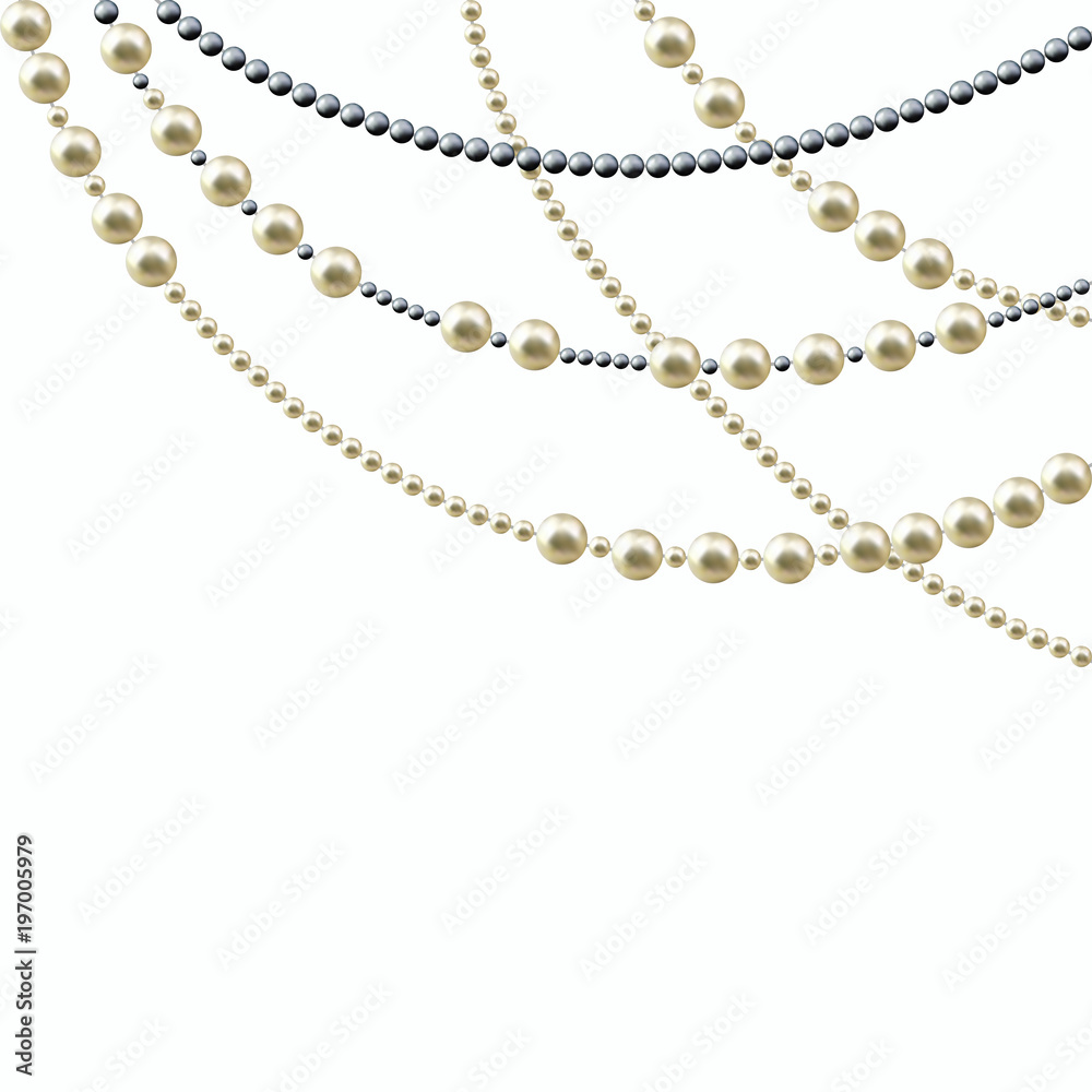 Pearl. Decoration. Threads. Jewelry. Beads. Black. White. Border. Fashion. Luxury. Pearl. Decoration. Threads. Jewelry. Beads. Black. White. Border. Fashion. Luxury.