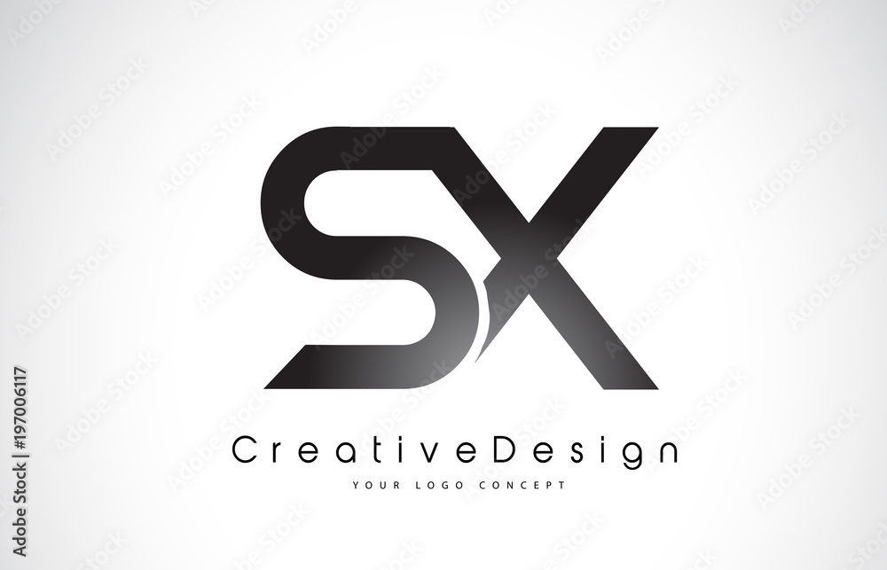 SX S X Letter Logo Design. Creative Icon Modern Letters Vector Logo. SX S X Letter Logo Design. Creative Icon Modern Letters Vector Logo.
