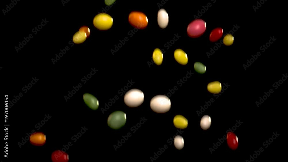colorful sweets (estar eggs) falling down colorful sweets (estar eggs) falling down