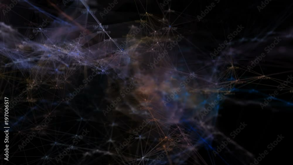 Block chain network and programming concept on technology background. Blockchain , cryptocurrencies , bitcoin and distributed ledger technology concept. Block chain Block chain network and programming concept on technology background. Blockchain , cryptocurrencies , bitcoin and distributed ledger technology concept. Block chain
