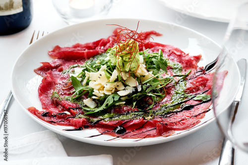 Meat carpaccio