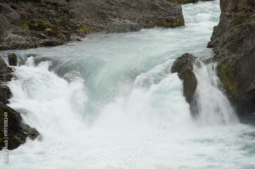 Landschaft rund um den Goðafoss - Wasserfall in Nord-Island