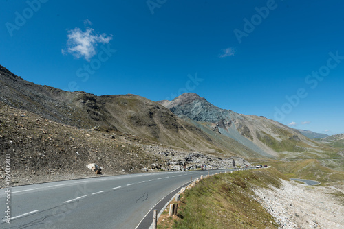 High alpine road in Austria - Grossglockner in the summer