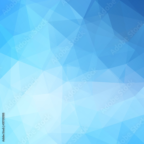 Abstract polygonal vector background. Blue geometric vector illustration. Creative design template.