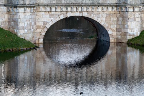 Karpov bridge/ Karpov bridge, Gatchina, Russia