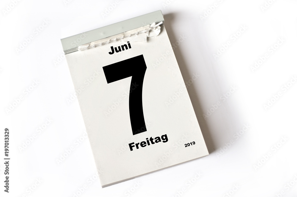 Bild auf Leinwand 7. Juni 2019