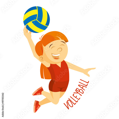 Kinds of sports. Athlete. Volleyball