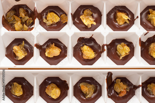 home-made chocolate production