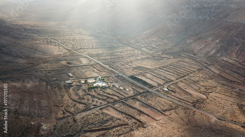 Beatiful valley in Fuertaventura photo