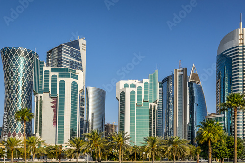 West Bay on the Corniche in Doha Qatar © gb27photo