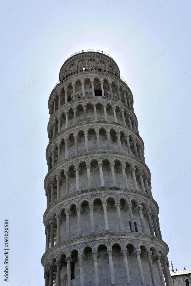 Schiefer Turm von Pisa, Torre Pentente, UNESCO-Weltkulturerbe, Pisa, Toscana, Italien, Europa