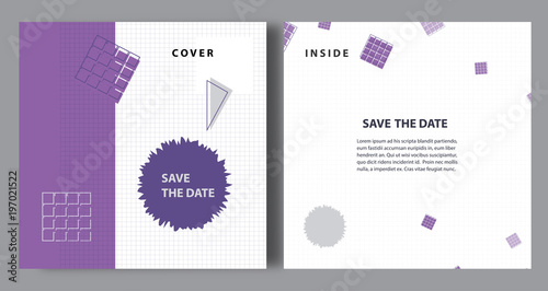 Abstract geometric background design. Minimalist style