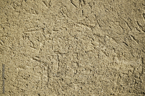 Plaster concrete texture, stone surface, rock cracked background for postcard