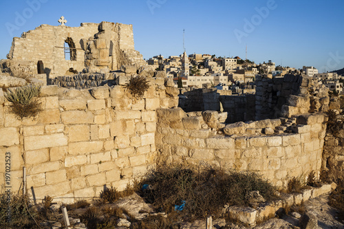 Church Of St Georges in Taybeh at sunrise