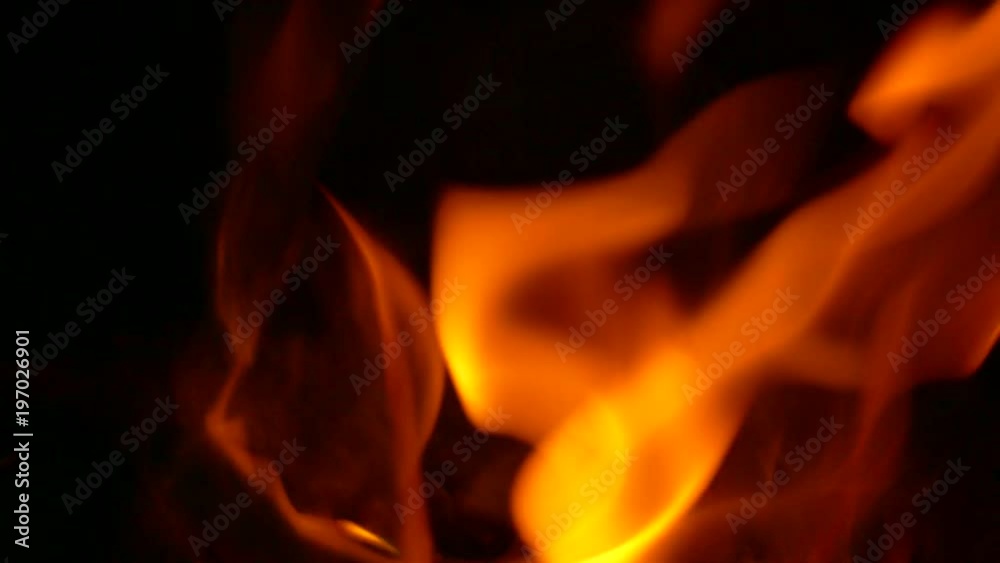Flame from a burning fireplace. Flame from a burning fireplace.