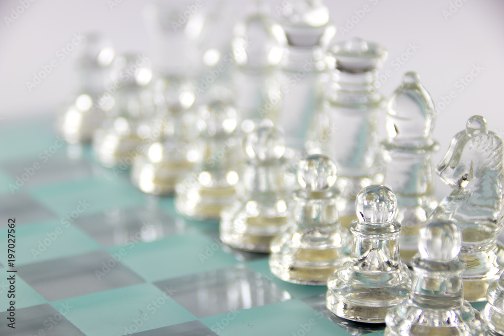 Glass Chess Set Glass Chess Set
