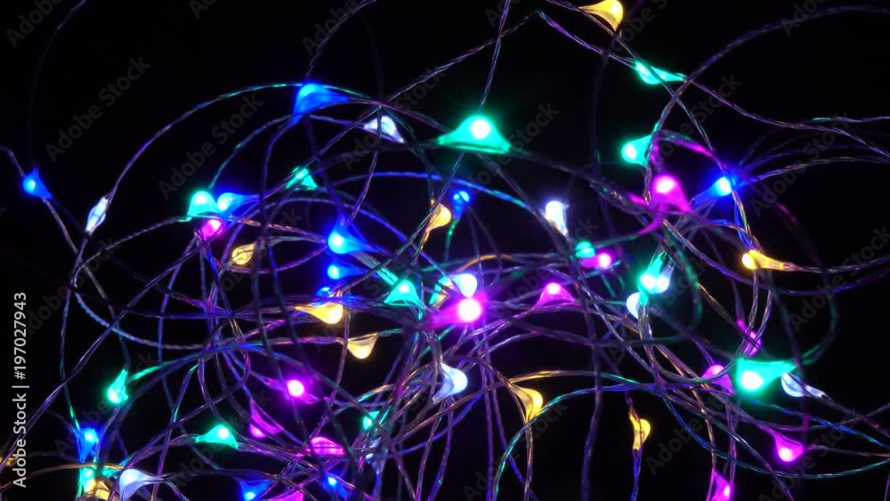 New Year's electric garlands New Year's electric garlands