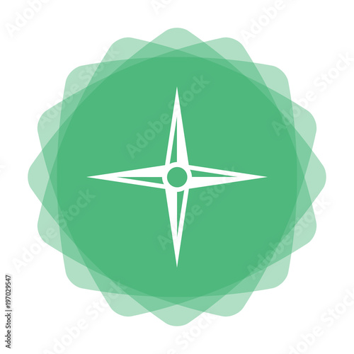 App Icon mint - Himmelsrichtungen