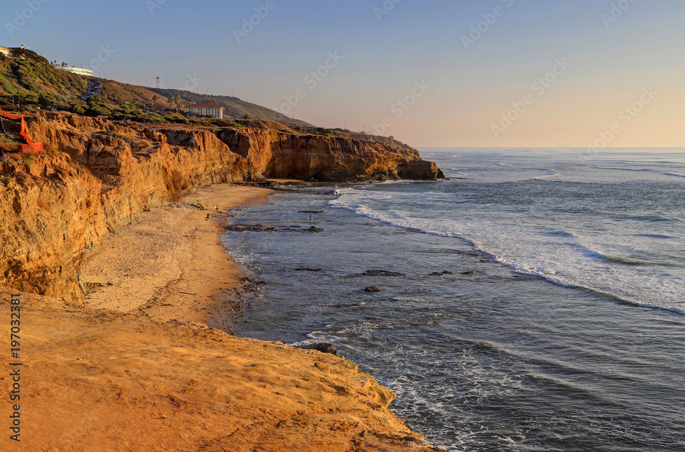 Landscape of the Southern California coast outside of San Diego.
