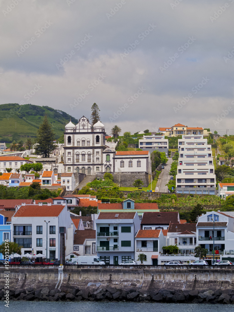 Horta Skyline, Faial Island, Azores, Portugal