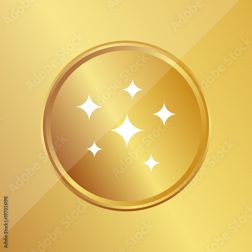 Gold Medaille - Glitzer