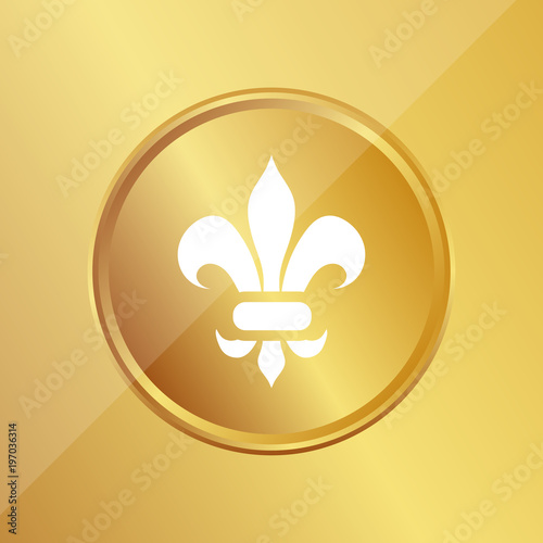 Gold Medaille - Lilie