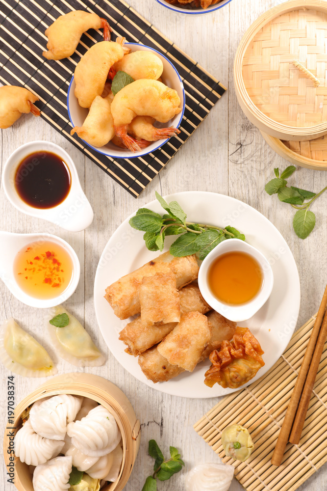 selection of asian cuisine