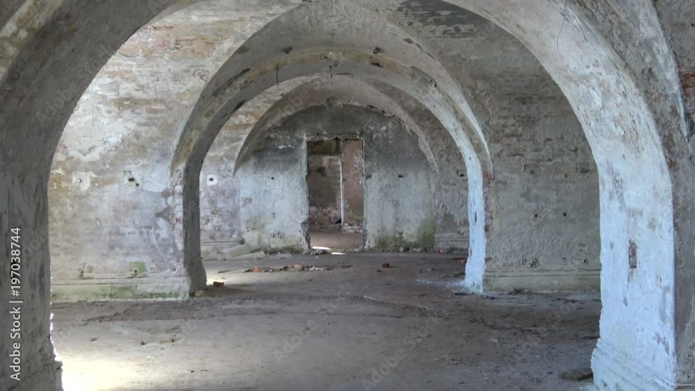 In the casemates of the 1st North Fort. Kronshtadt In the casemates of the 1st North Fort. Kronshtadt