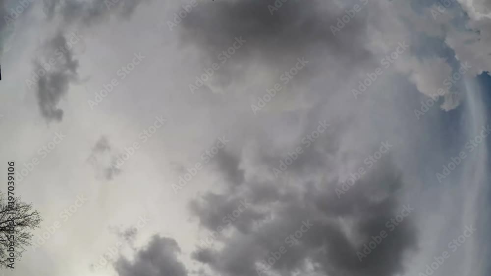 White Clouds And Blue Sky Being Covered By Gray Clouds Time Lapse White Clouds And Blue Sky Being Covered By Gray Clouds Time Lapse