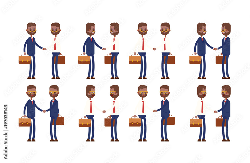 handshakes in a suit and shirt. indian businessma handshakes in a suit and shirt. indian businessma