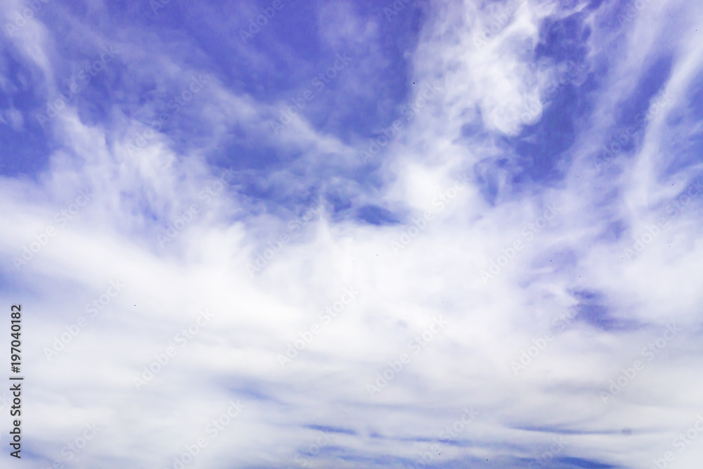 Blue sky with white cloud as background Blue sky with white cloud as background