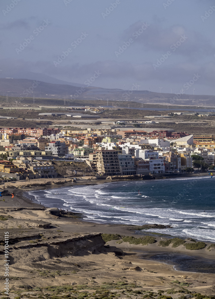 Coast in El Medano, Tenerife Island, Canary Islands, Spain Coast in El Medano, Tenerife Island, Canary Islands, Spain