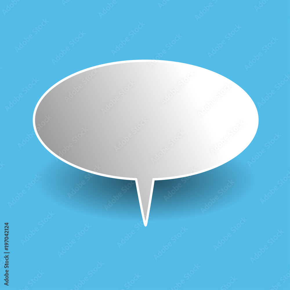 Vector of stickers of speech bubbles. Blank empty speech bubbles Vector of stickers of speech bubbles. Blank empty speech bubbles