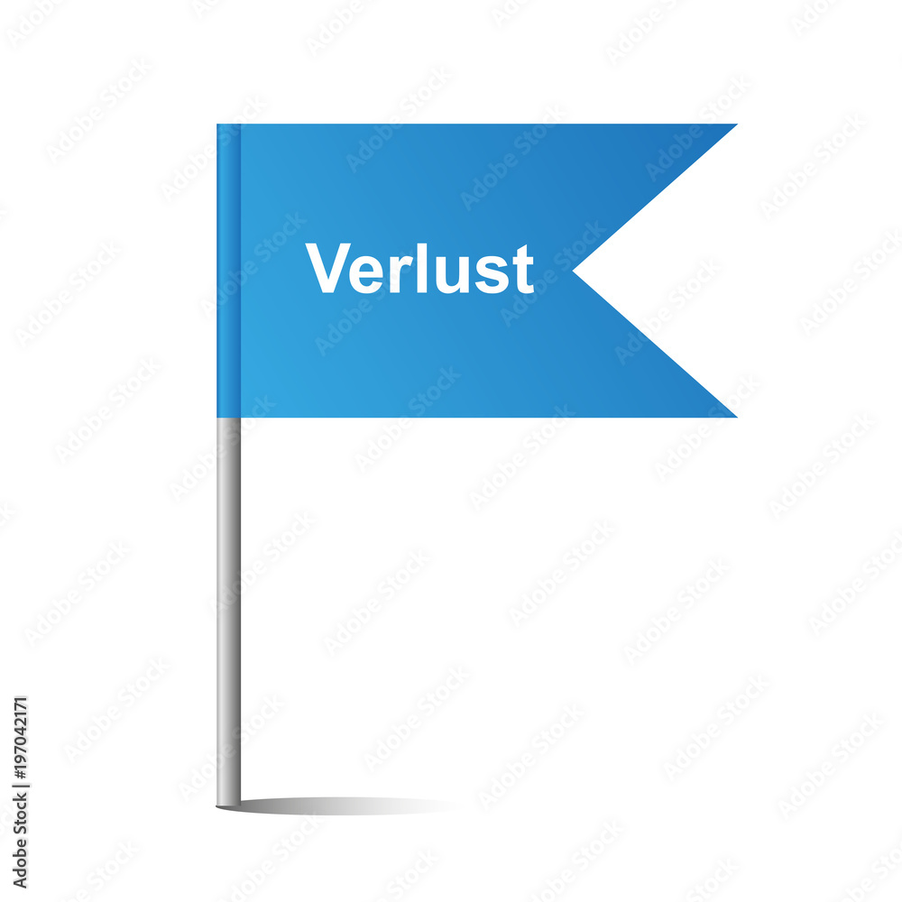 blaue Fahne - Verlust blaue Fahne - Verlust