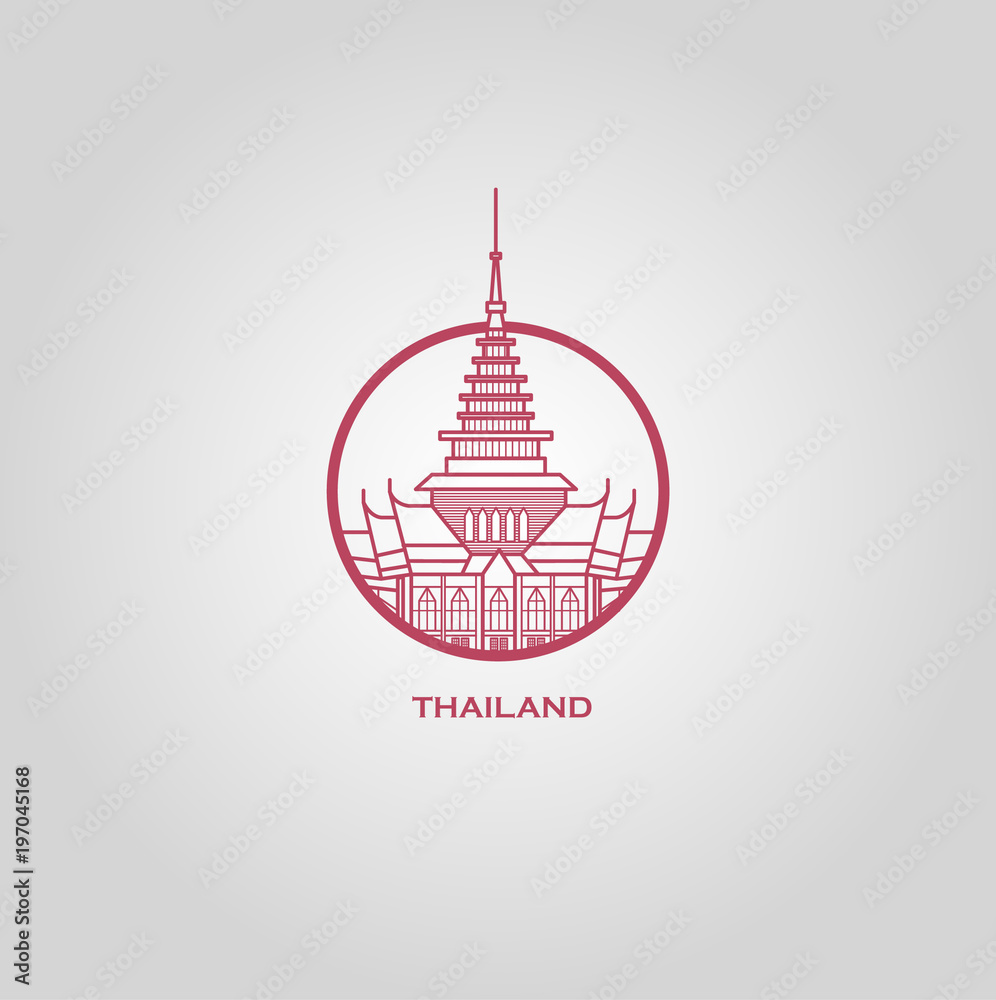 Thailand. illustration. Thailand. illustration.