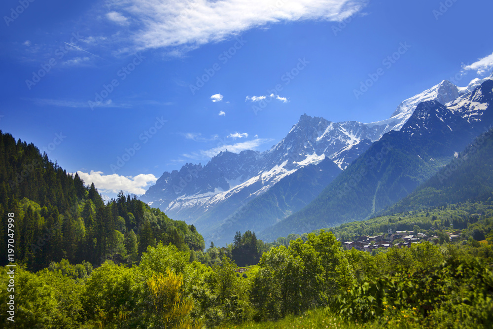 Naklejka premium Mont Blanc, Alps