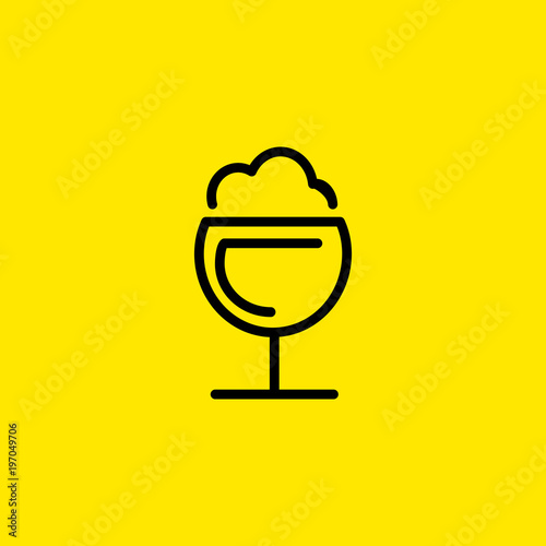 Frothy drink icon