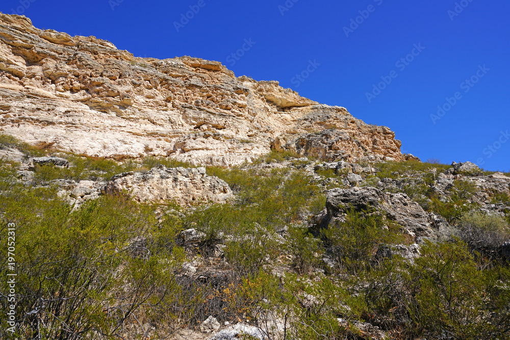 Montezuma Castle National Monument cliff dwellings in Camp Verde, Arizona