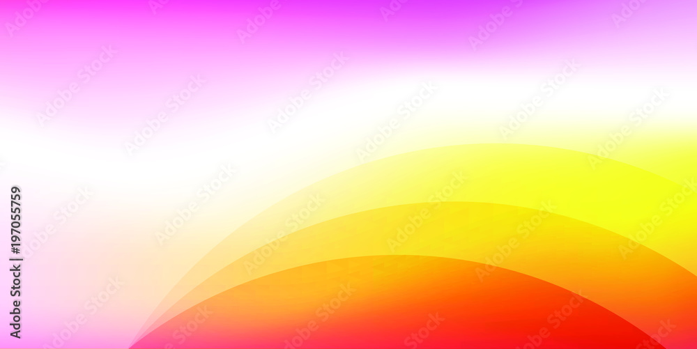 Abstract design, orange, yellow, pink and white gradient ...