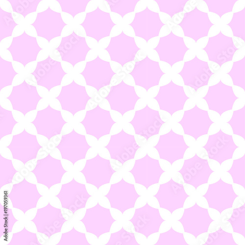 Decorative geometric pattern. Quatrefoil background