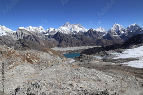 Everest Peak from Renjo-la pass