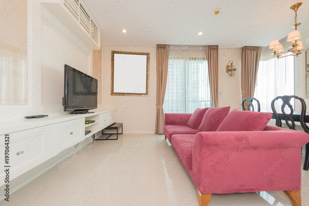 Modern living room interior design