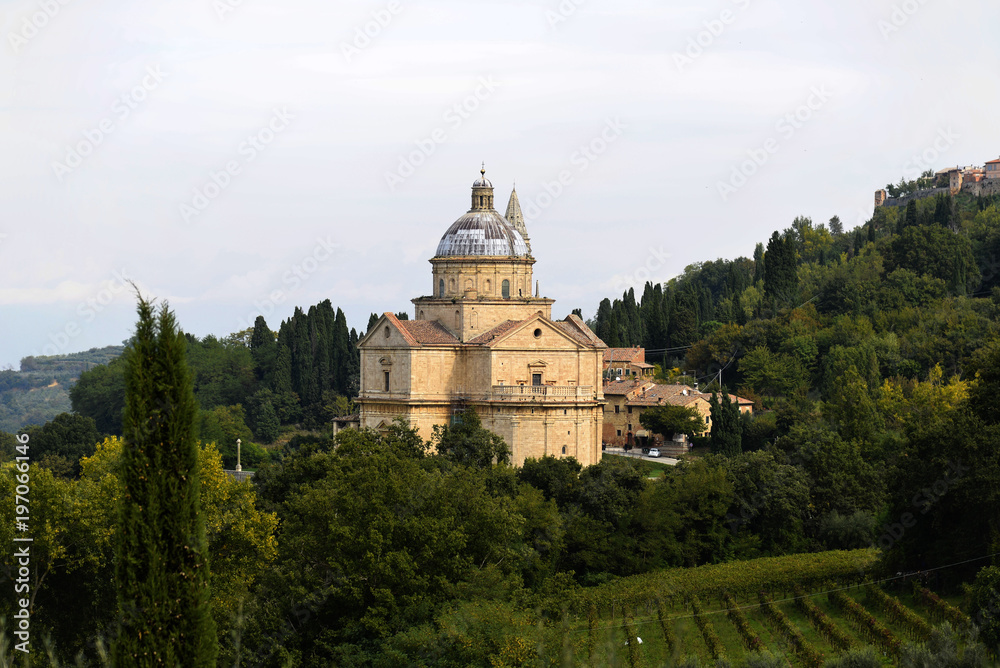 Kirche Madonna di San Biagio, erbaut von 1519-1540, Montepulciano, Toskana, Italien, Europa