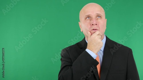 Disappointed Businessman Make Nervous Hand Gestures