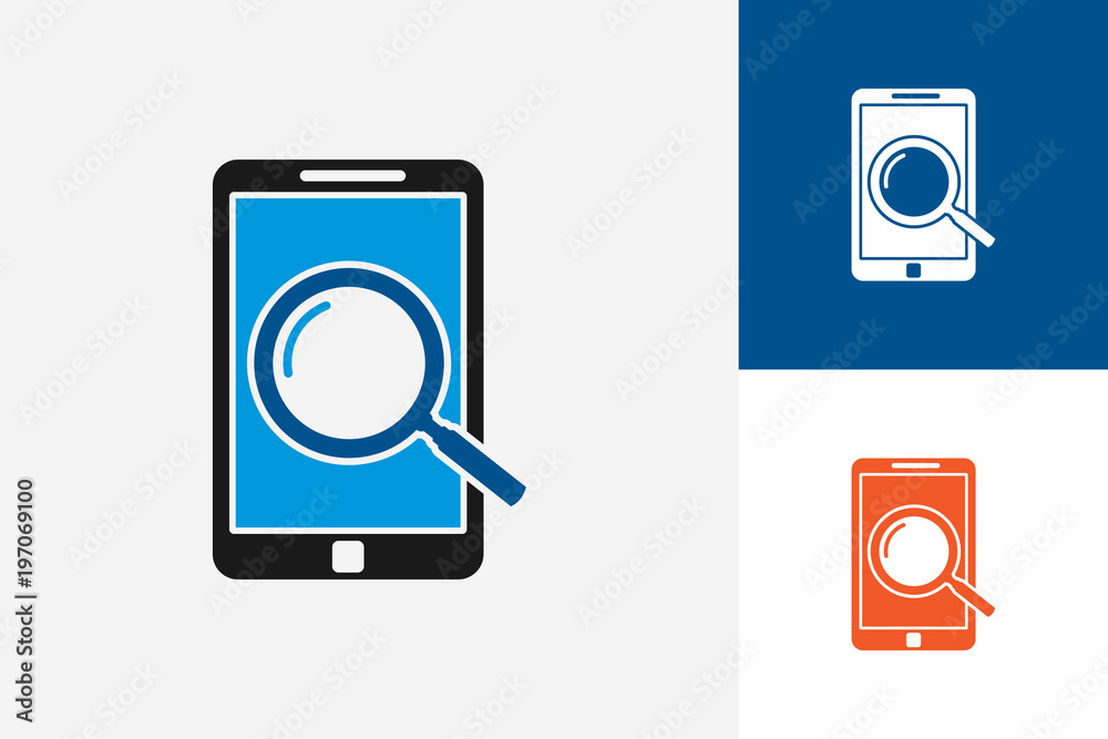 Search Phone Logo Template Design Vector, Emblem, Design Concept, Creative Symbol, Icon Search Phone Logo Template Design Vector, Emblem, Design Concept, Creative Symbol, Icon